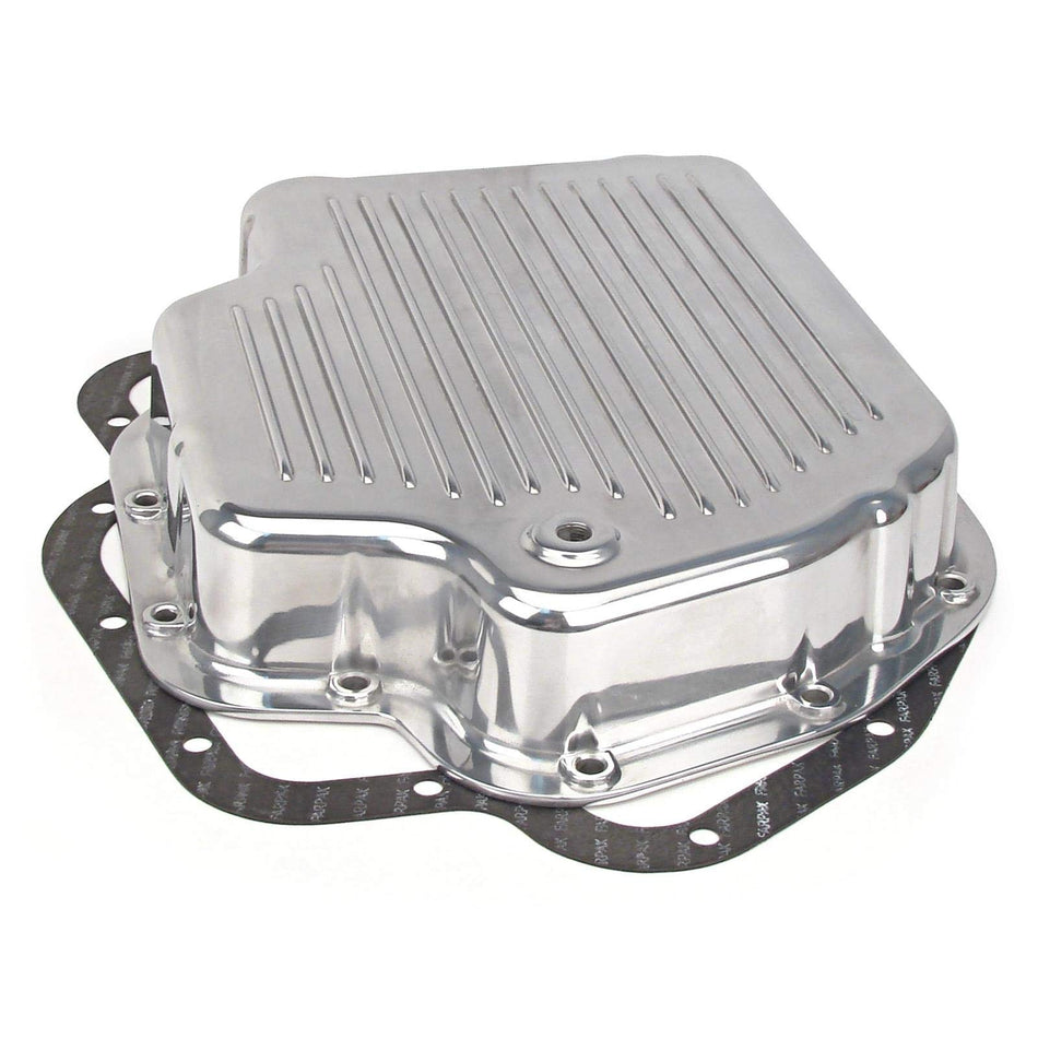 TCI 228010 GM TH400 Polished Stock Depth Die Cast Aluminum Pan