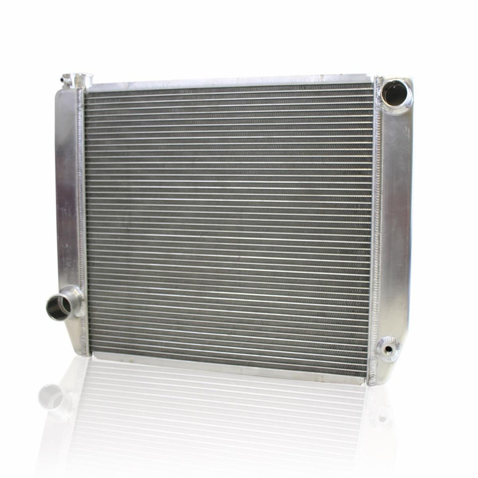 Griffin Radiator 1-26202-X ClassicCool 24 x 19 2-Row Universal Radiator with 1 Tube and Top, Left, Bottom, Right Outlets