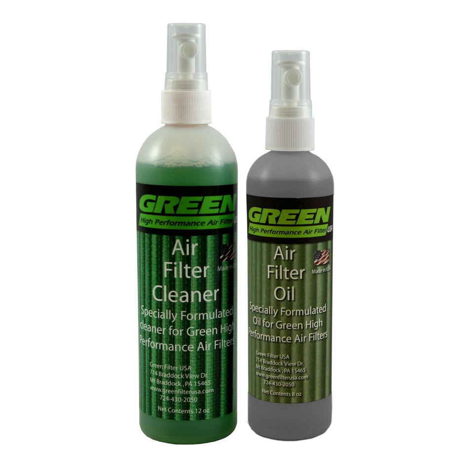 Green Filter 2818 Black High Performance Air Filter Recharge Oil and Cleaner Kit - 20 oz.