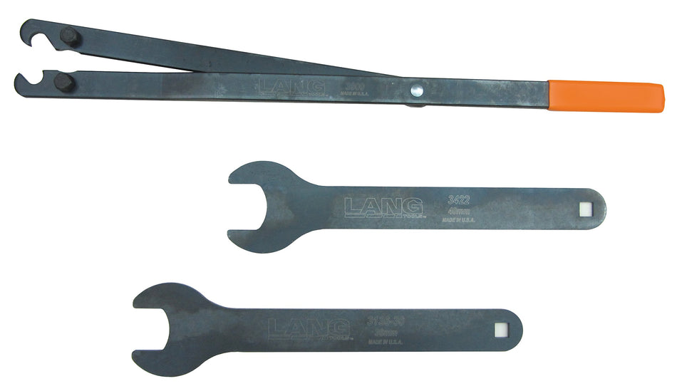 Lang Tools 3472 3-Piece Fan Clutch Wrench Set
