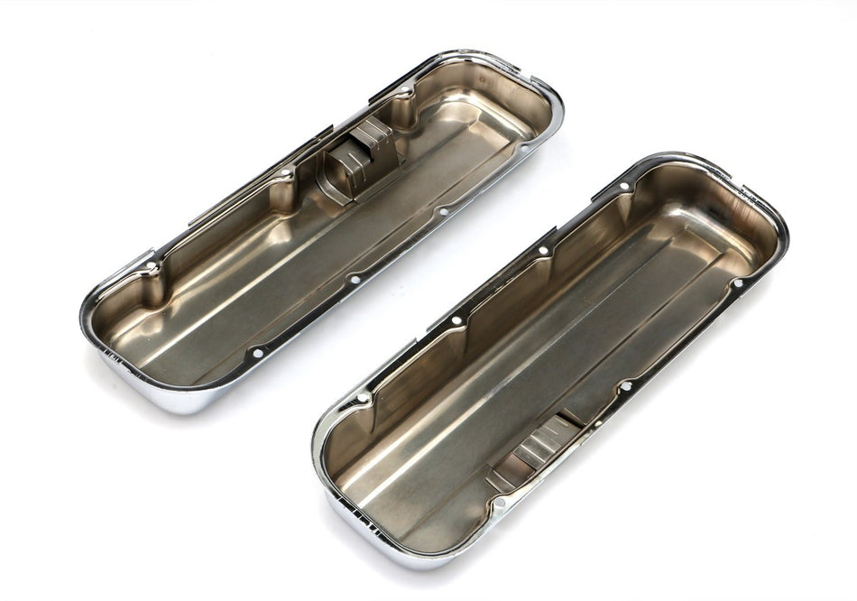 Trans-Dapt 9236 Chrome Valve Covers - Set of 2