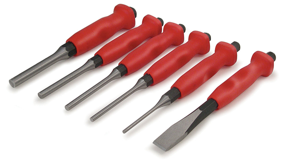 Titan 17106 6-Piece Punch & Chisel Set