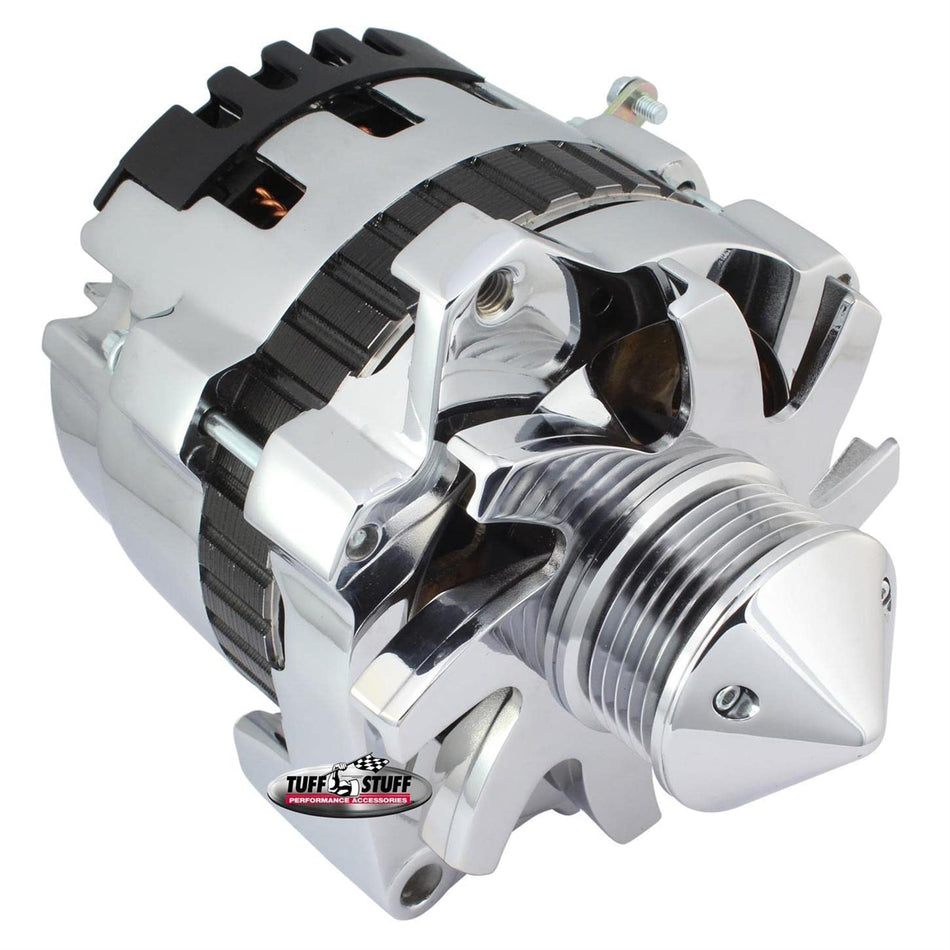 TUFF-STUFF 7861F6G22 Alternator (GM Bullet Fan and Pulley 160 amp chro)