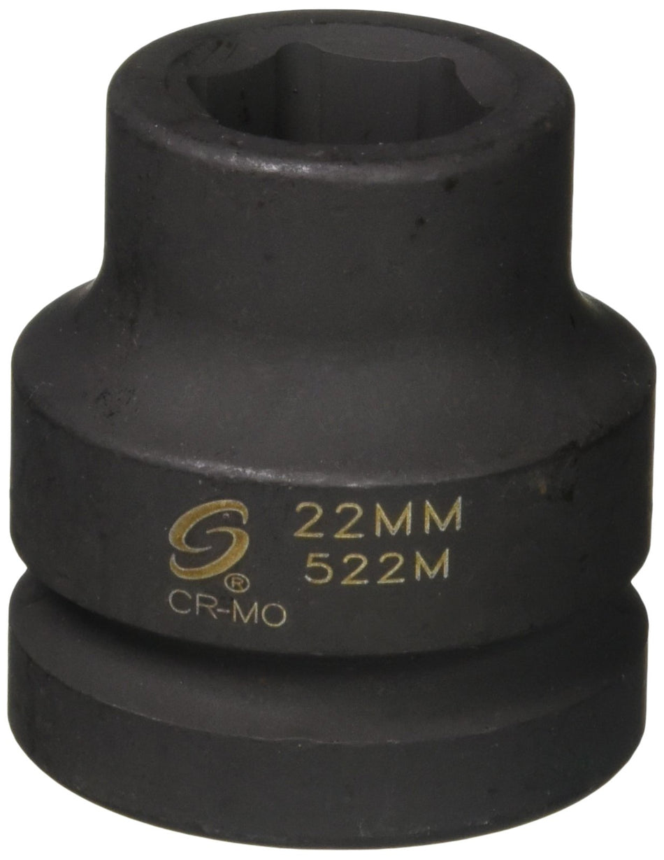 Sunex 522m 1-Inch Drive 22-Mm Impact Socket
