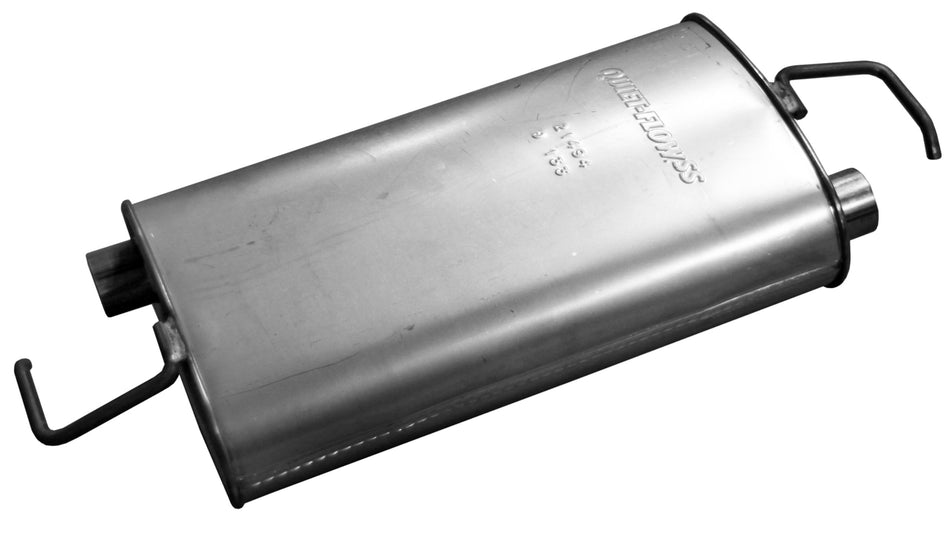 Walker Exhaust Quiet-Flow Stainless Steel 21494 Direct Fit Exhaust Muffler 2 Inlet (Inside) 2 Outlet (Inside)