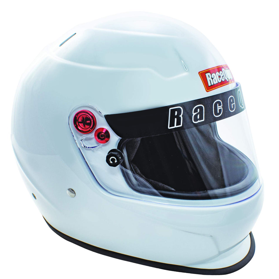 RaceQuip Full Face Helmet PRO20 Series Snell SA2020 Rated Gloss White X-Small 276111