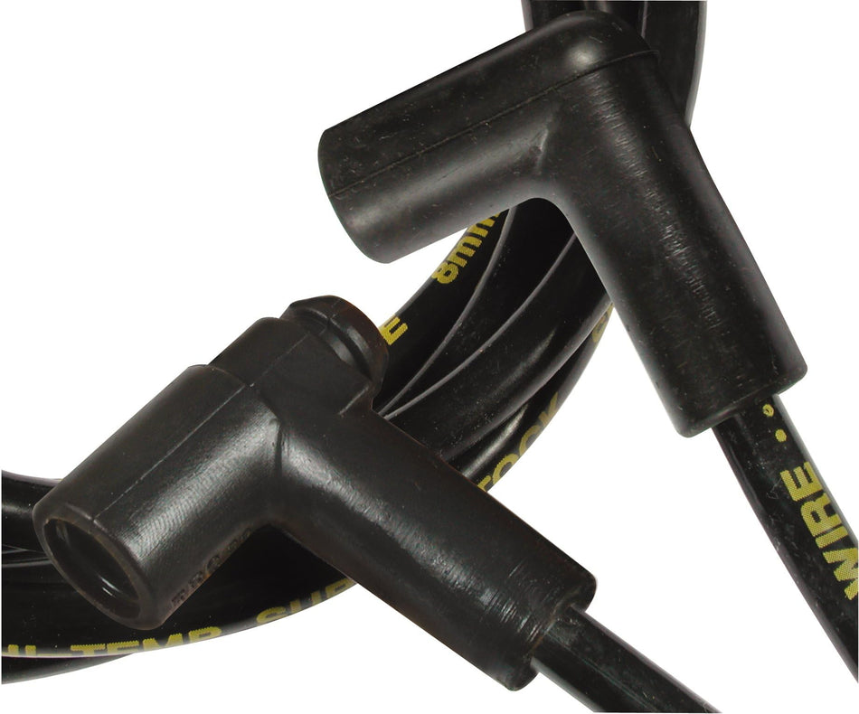 ACCEL 5050K 8mm Super Stock Spiral Custom Spark Plug Wire Set Black