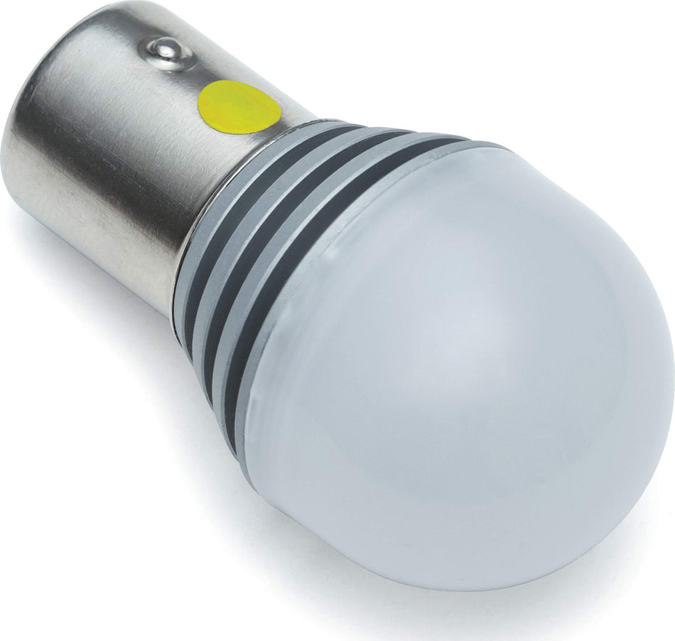 Kuryakyn 2889 Motorcycle Lighting: Replacement LED Light Bulb for Type 1156 Single-Circuit Applications, Amber, Pack of 1
