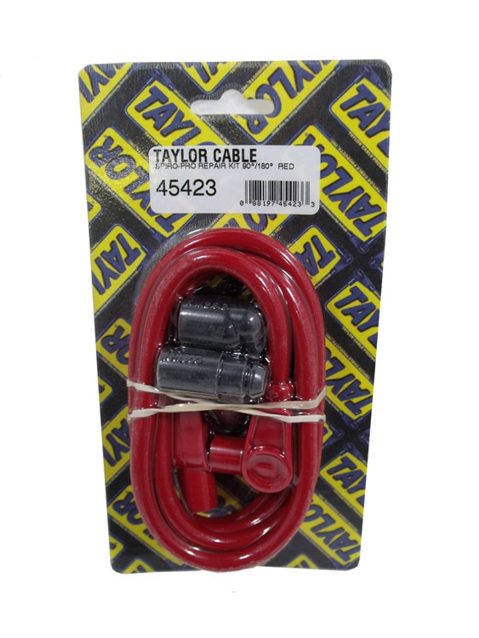 TAYLOR CABLE Spiro-Pro Spiro-Wound Core Spark Plug Repair Kit Red 8mm