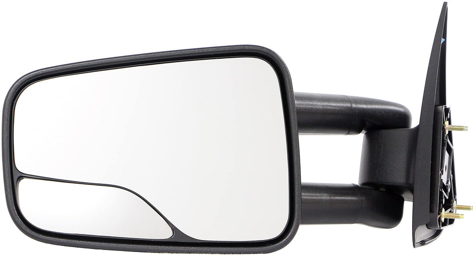Dorman 955-074 Driver Side Manual Door Mirror - Folding Compatible with Select Cadillac / Chevrolet / GMC Models, Black