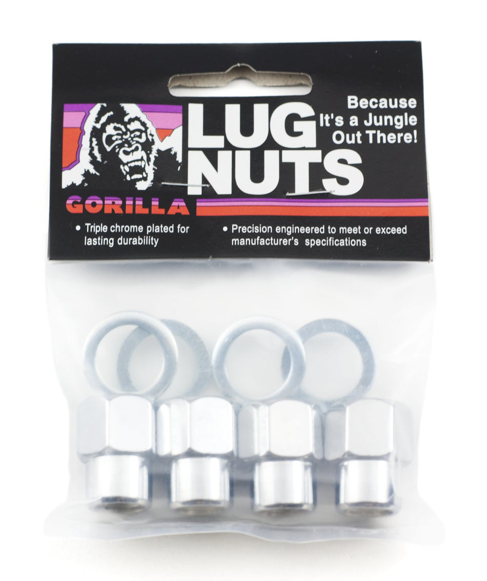 Gorilla Automotive 73027SMB Short Mag Open End Lug Nuts (12mm x 1.25 Thread Size)