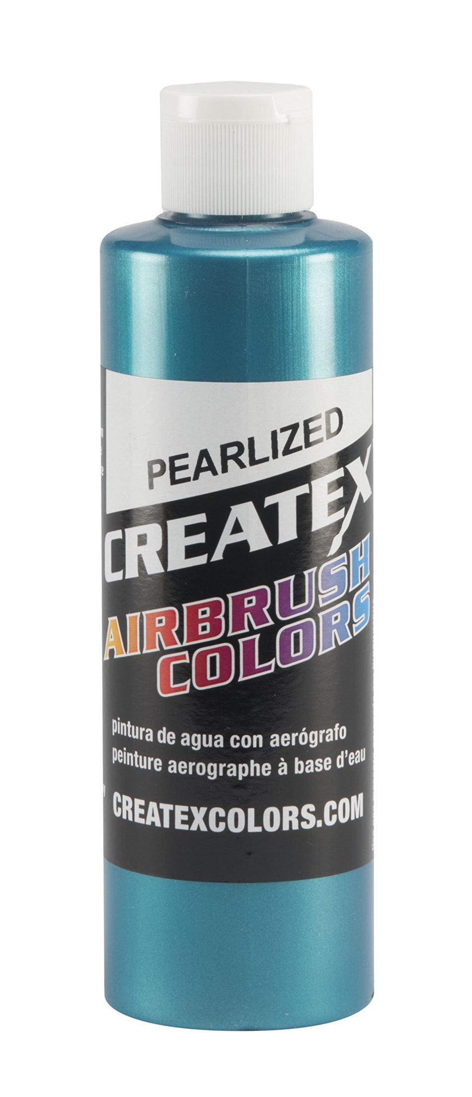 Createx Colors 5303-08 Paint for Airbrush, 8 oz, Pearl Turquoise