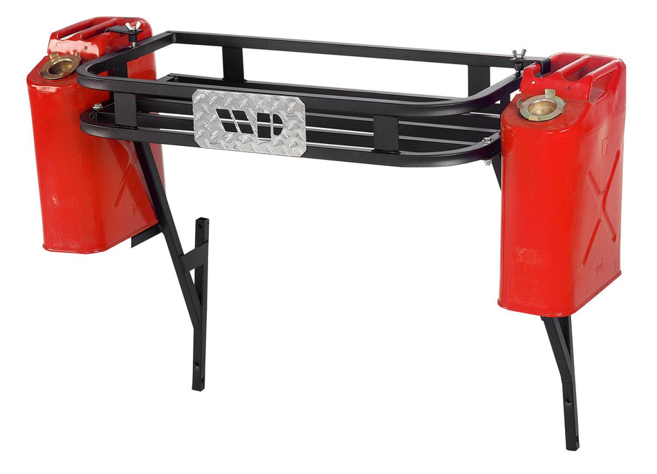 Warrior Products 833 Adventure Rack with or without Fixed Mount Tire Carrier for Jeep YJ 87-96