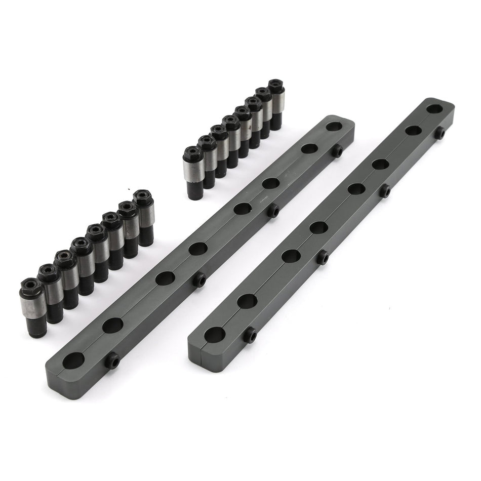 Speedmaster PCE259.1021 Fits Ford SB 289 302 351 Windsor Rocker Stud Girdle Kit Silver With 7/16 Polylock Nuts