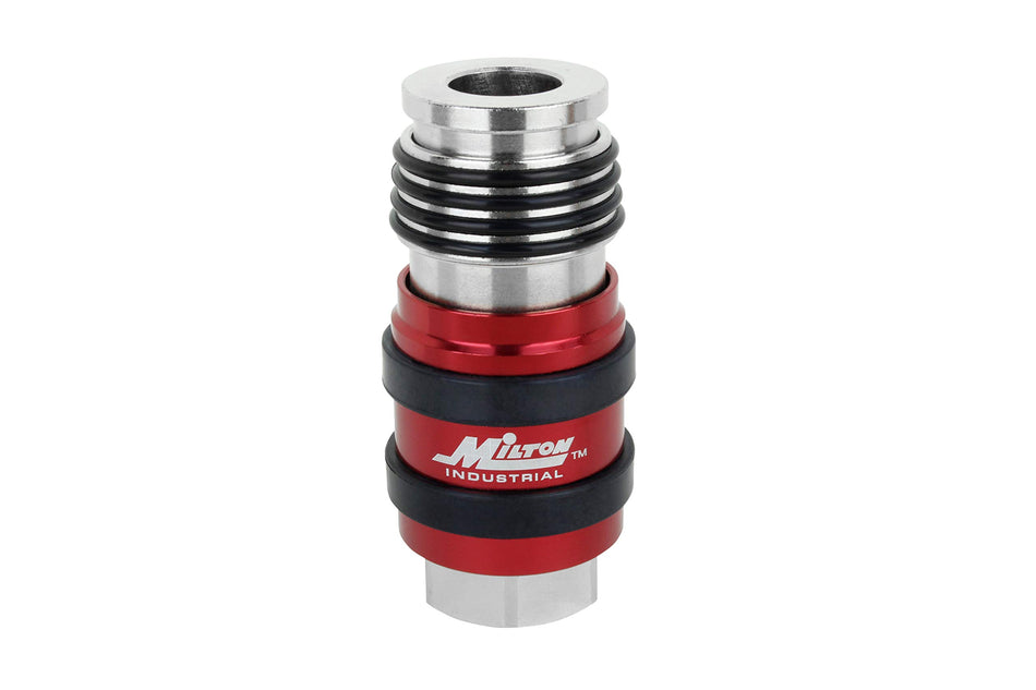 Milton 1756: 3/8 Safety Exhaust Coupler, 1/4 Fnpt