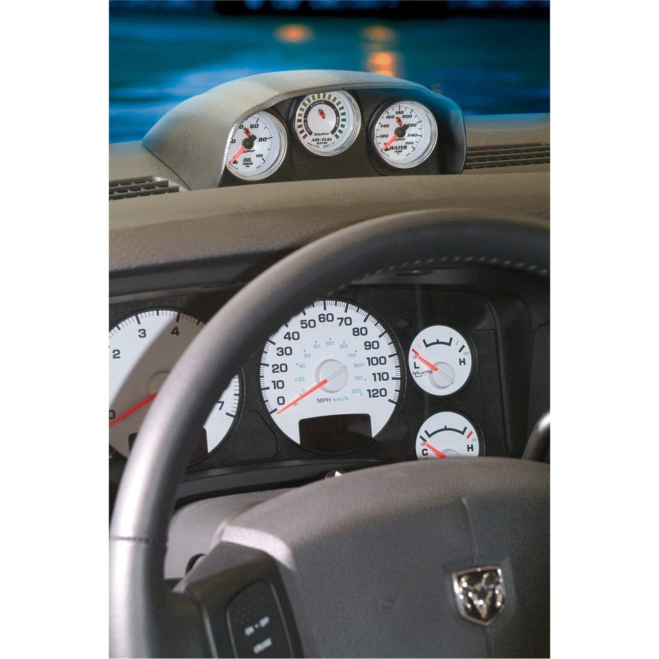 Auto Meter 15020 Gauge Works Triple Dash Pod