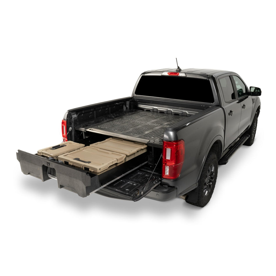 DECKED Truck Bed Storage System Includes System Accessories | Compatible Truck Bed Storage System Includes System Accessories | Compatible with Jeep Gladiator (2020-current) 5' Bed Lengthu2026