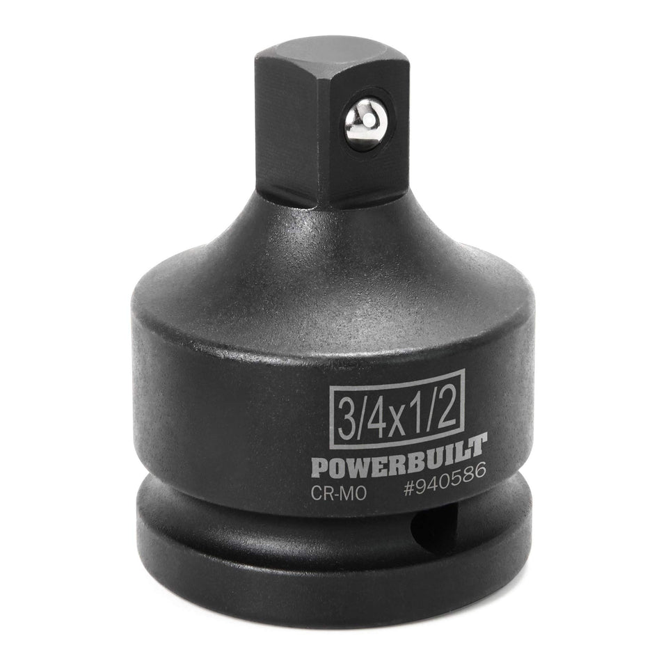 Alltrade 940586 3/4 Dr.(F) x 1/2 (M) Im, black
