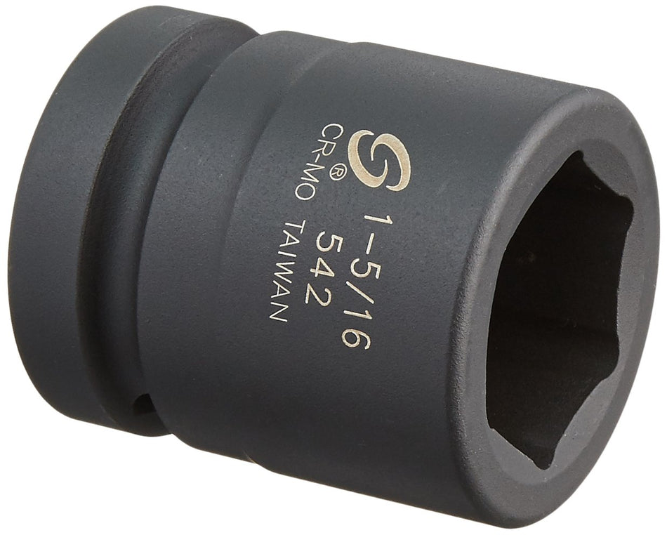 Sunex 542 1 Drive Standard 6 Point Impact Socket 1-5/16