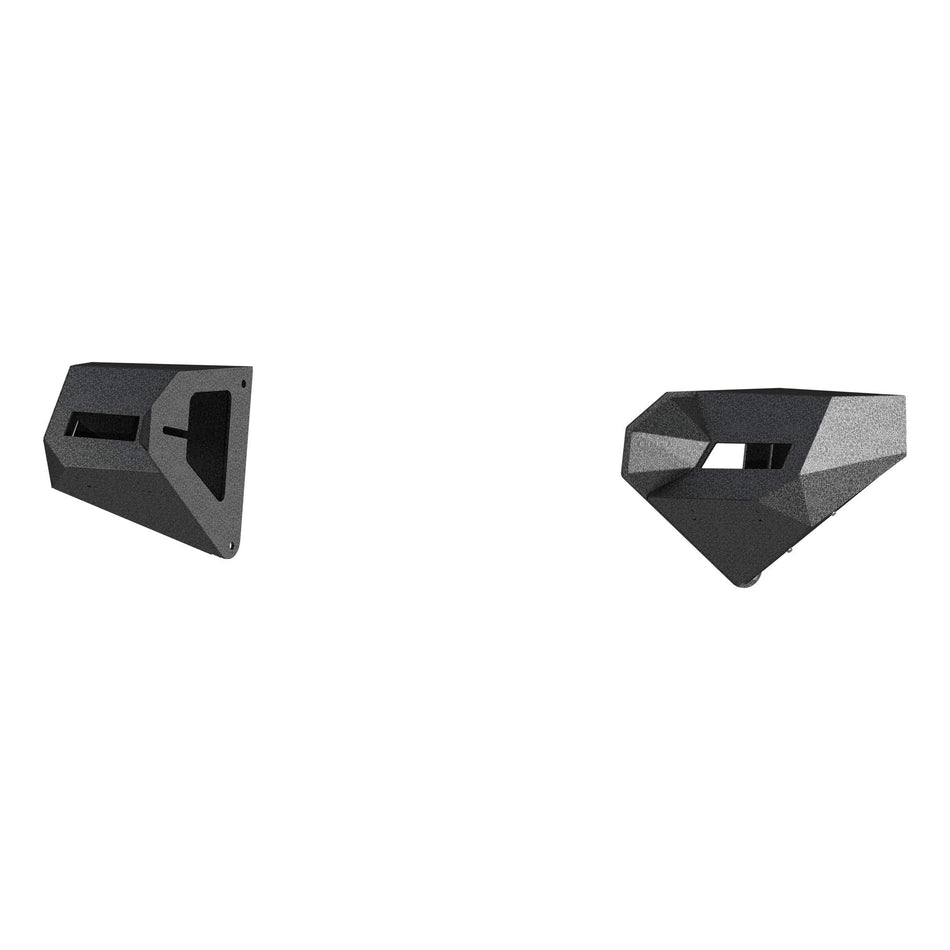 ARIES 2081208 TrailChaser Black Steel Front Bumper Corners Only, Select Jeep Wrangler JL, Gladiator