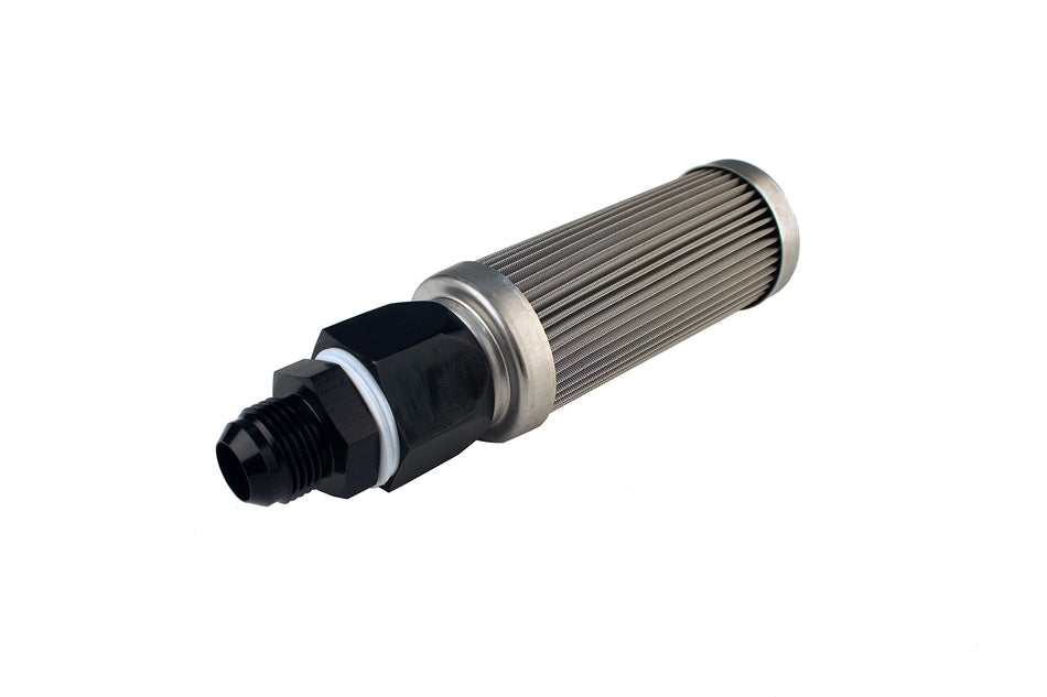 Aeromotive 12612 Fuel Filter, Bulkhead, AN-10, 100 Micron Stainless Steel
