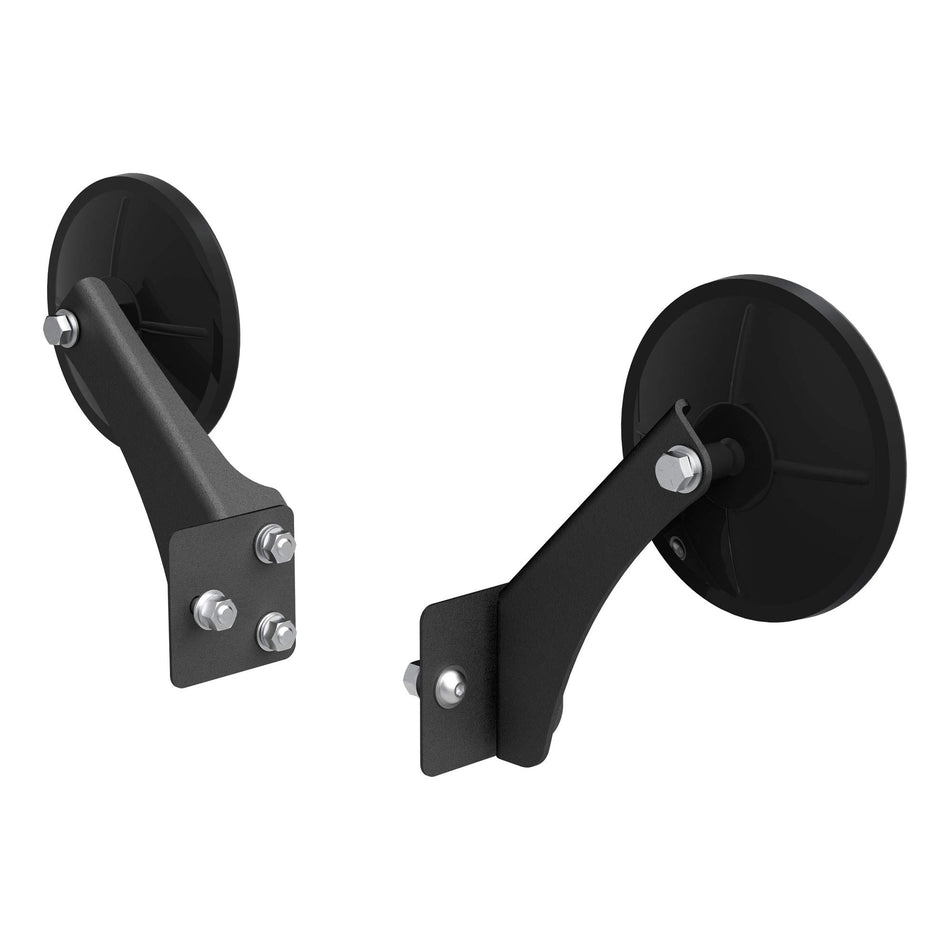 ARIES 3500300 Offroad Jeep Wrangler, Gladiator Half Tube Door Mirrors, 2-Pack