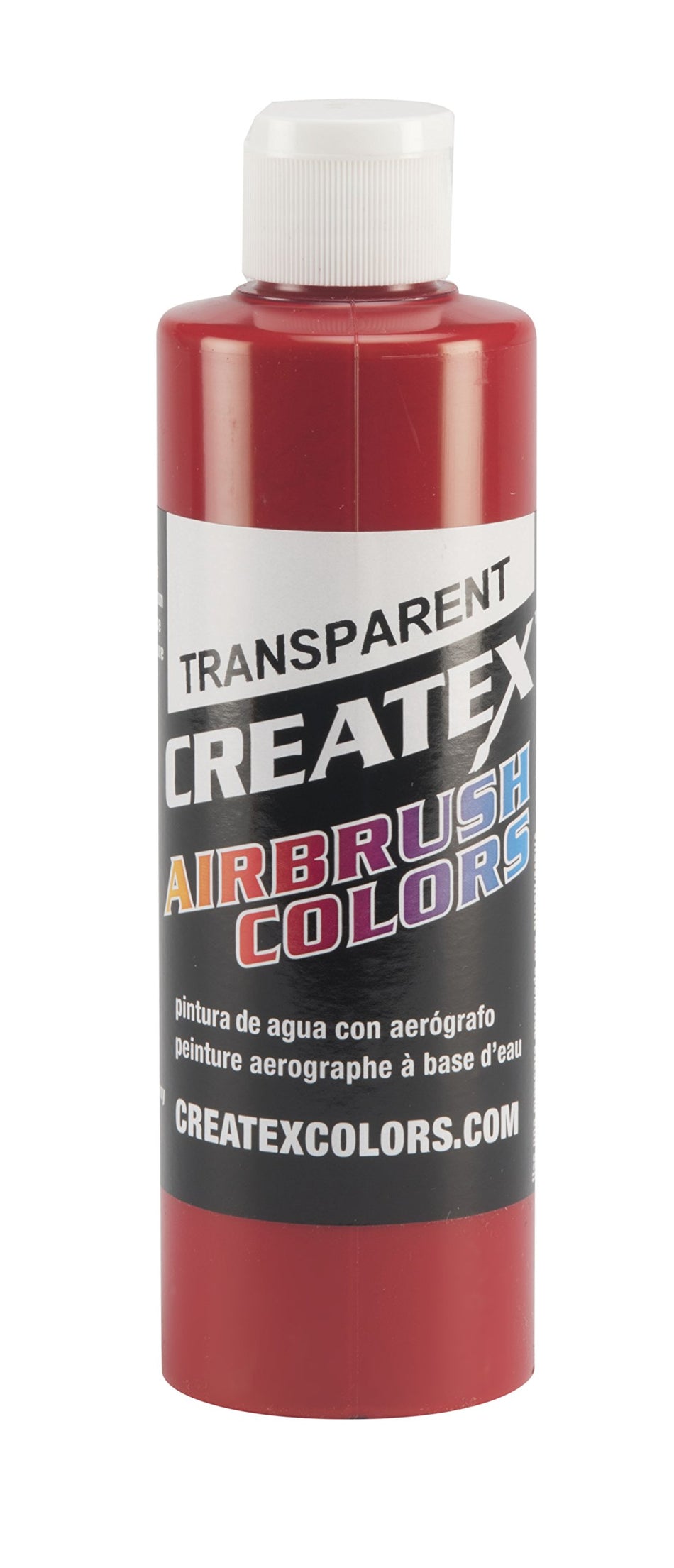 Createx Colors Paint for Airbrush, 8 oz, Transparent Crimson