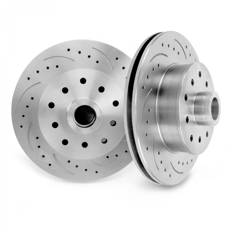 Helix 14566 SureStop 11 Slotted Rotor, Pair (5x5.5 Drilled)