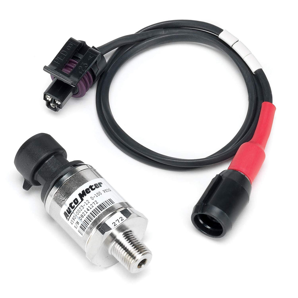 AUTO METER Stack ST269536 Fluid Pressure Sensor, Solid State, 6.9 Bar / 100 Psig, 1/8 Nptf (M)