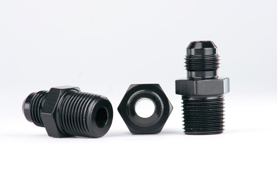 Aeromotive 15204 Carb. Regulator 13205 Fitting Kit (Includes (3) 3/8 NPT to AN-06 fittings)