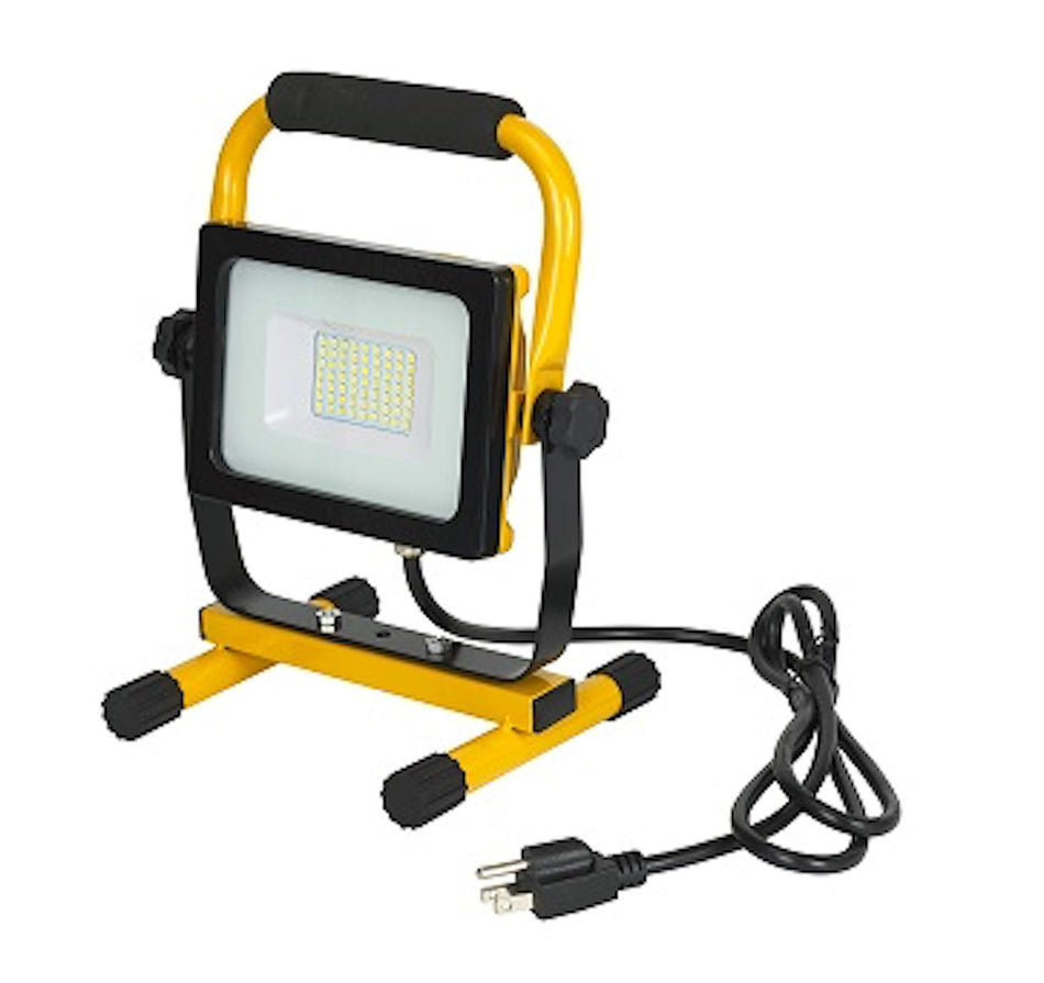 Alert LF63S 3000 Lumen SMD LED Flood Light, Yellow/Black
