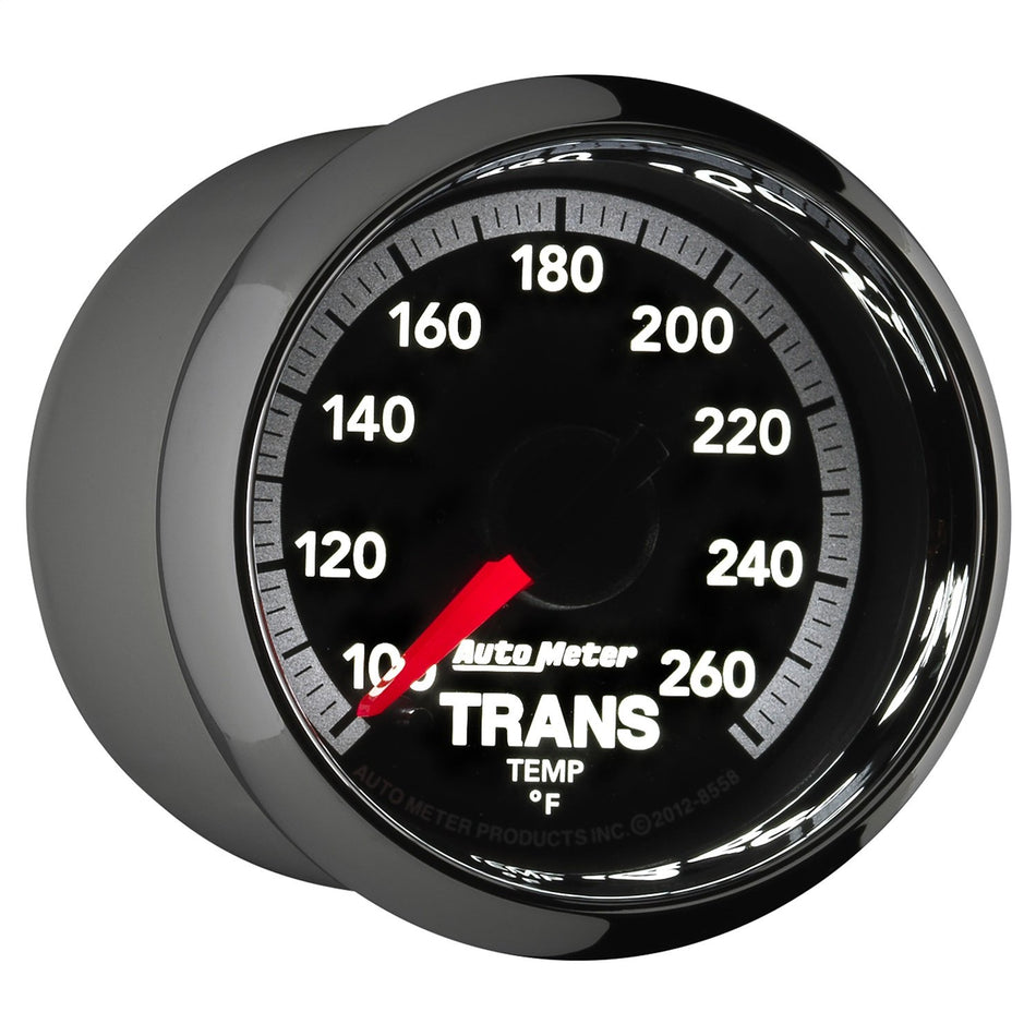 Auto Meter 8558 Factory Match 2-1/16 Electric Transmission Temperature Gauge (100-260 Degree F, 52.4mm)