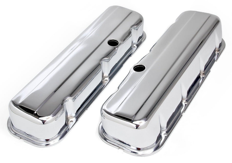 Trans-Dapt 4965 Chrome Valve Covers-Bb Chev Hi, 1 Pack