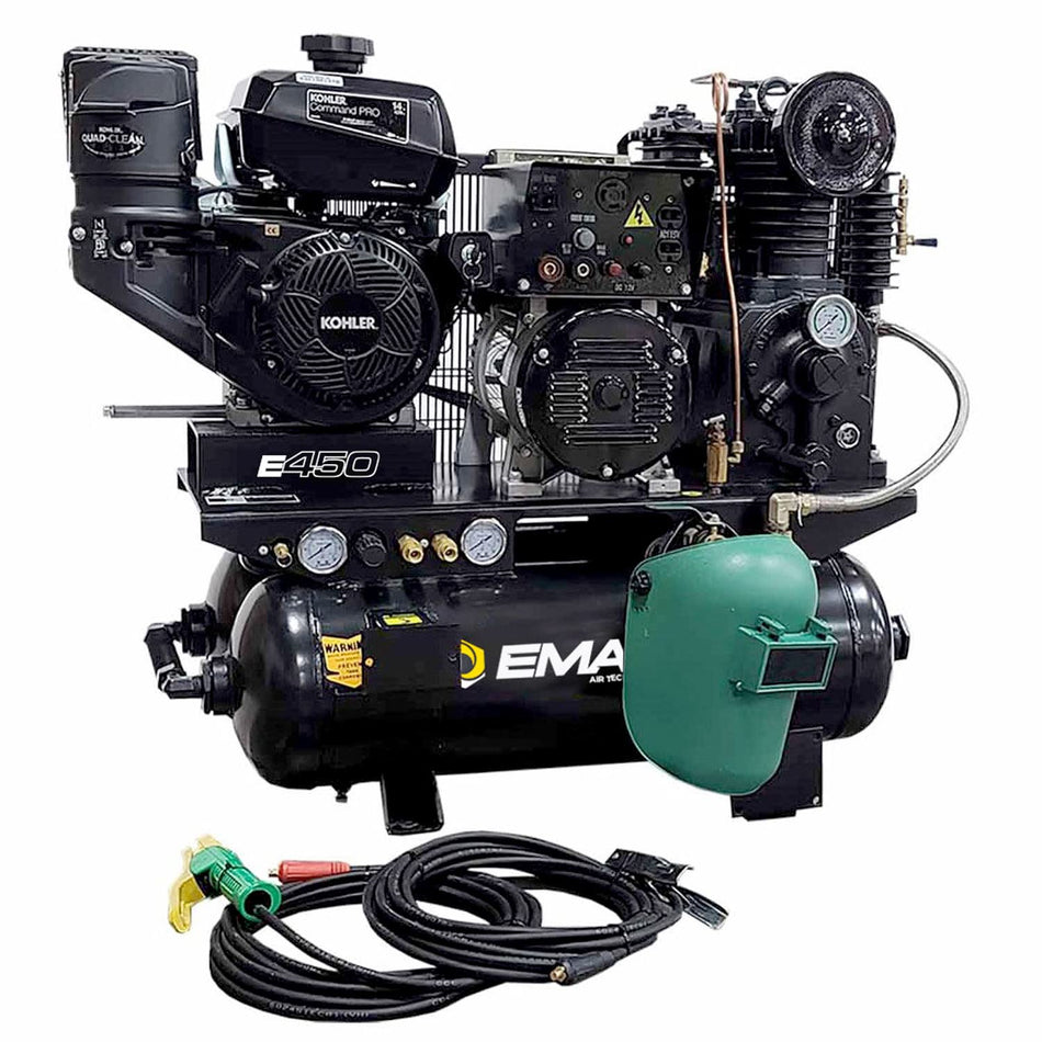 EMAX 3 in 1 Air Compressor - 14 HP Air Compressor, Generator, & Welder with Electric Start & 5000W Generator - EGES14020T