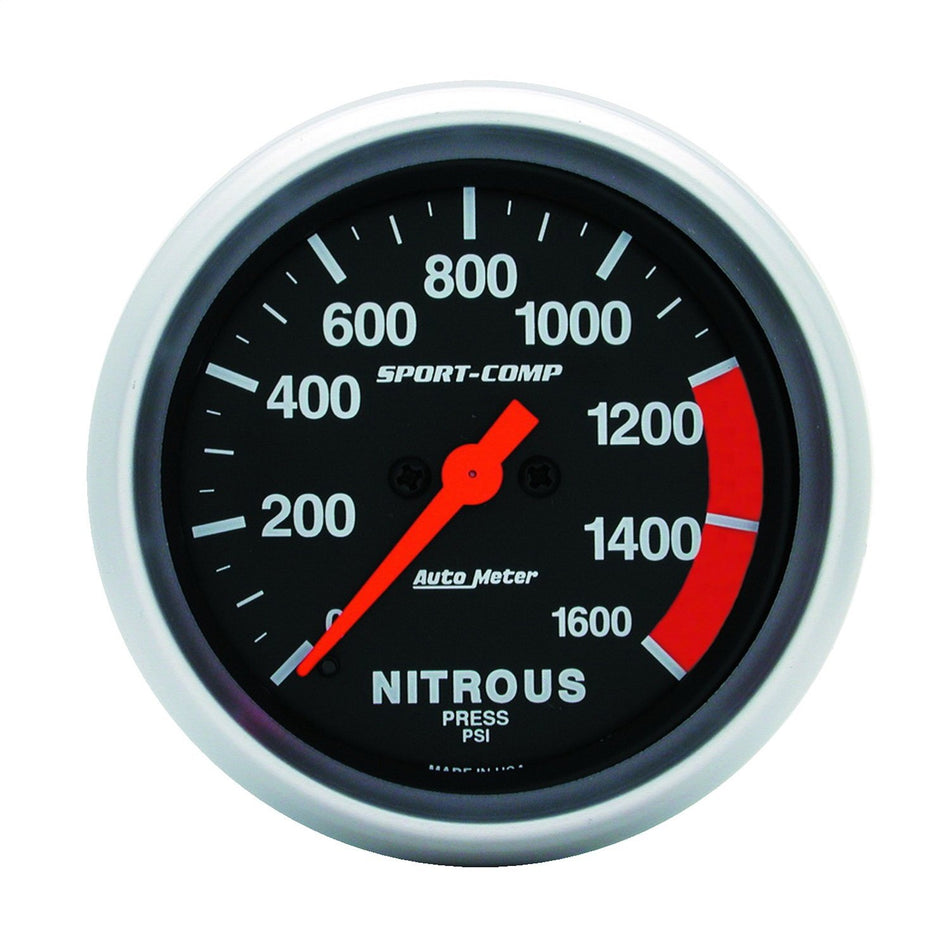 Auto Meter 3574 Sport-Comp Electric Nitrous Pressure Gauge