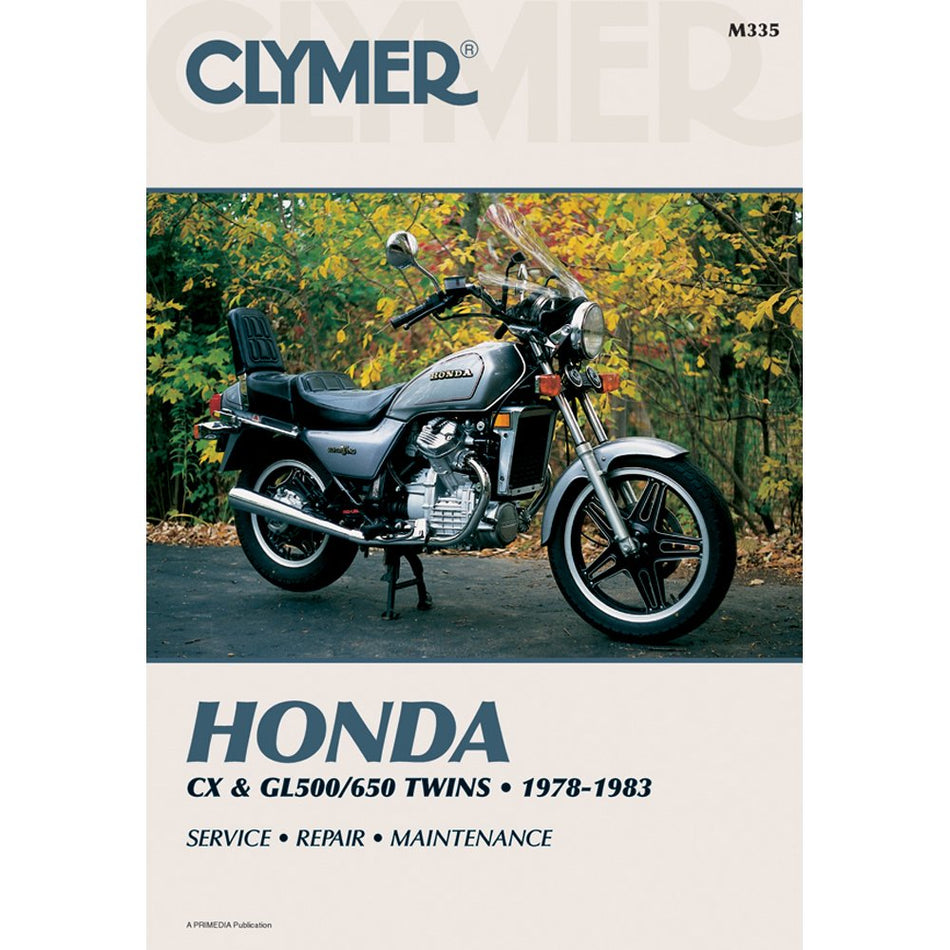Clymer Repair Manual for Honda CX GL 500/650 Twins 78-83