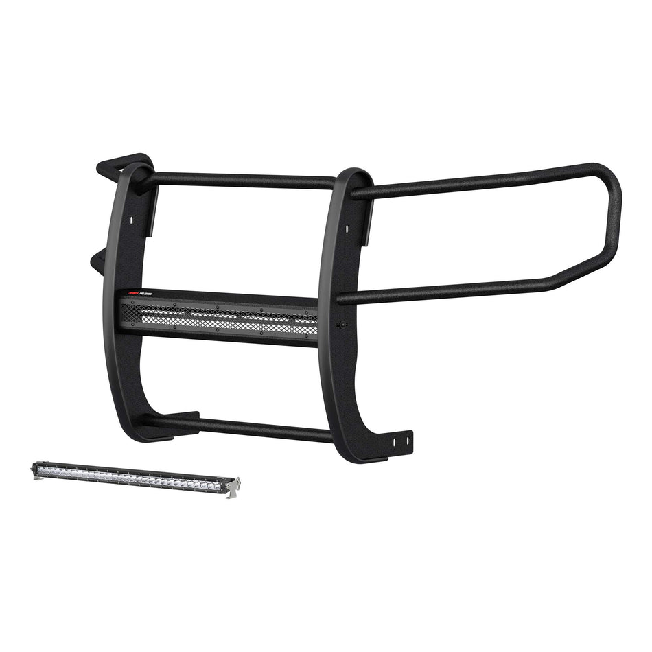 ARIES 2170034 Pro Series Black Steel Grille Guard with Light Bar, Select Toyota 4Runner