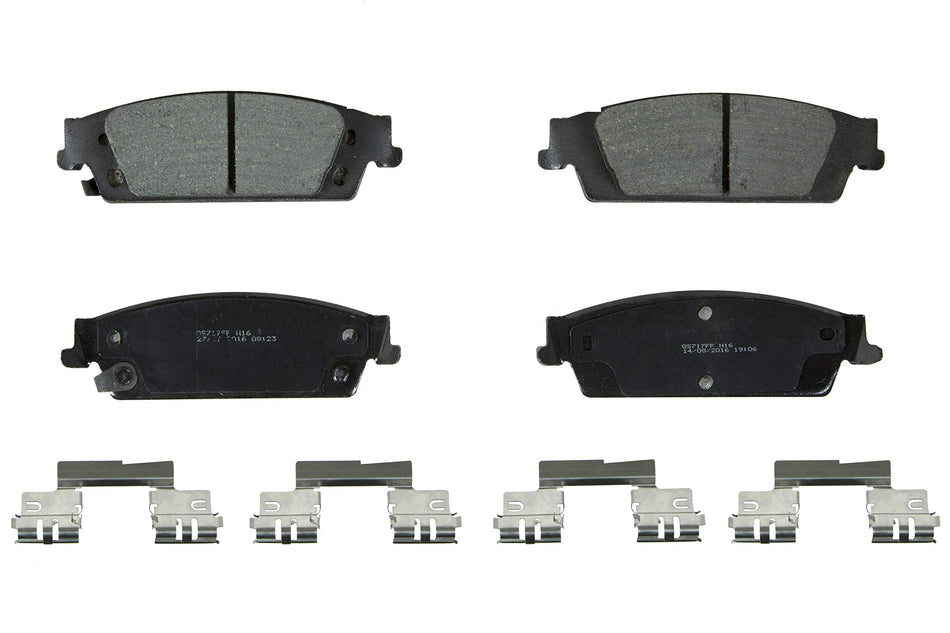 Wagner QuickStop ZD1707 Rear Disc Brake Pad Set for 2018 Chevrolet Silverado 1500