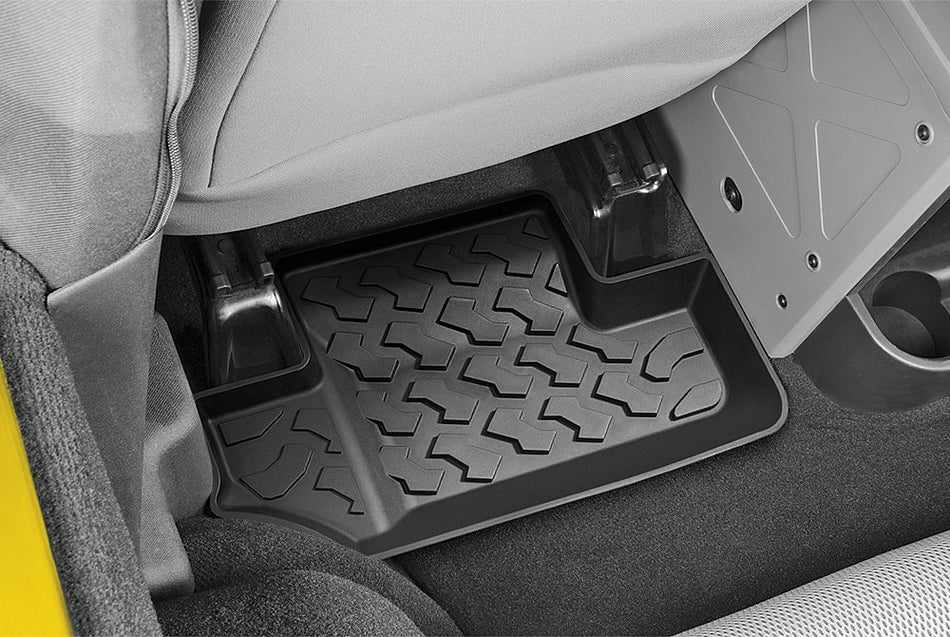 Bestop 51503-01 Jeep Molded Floor Mat Liner Rear Black