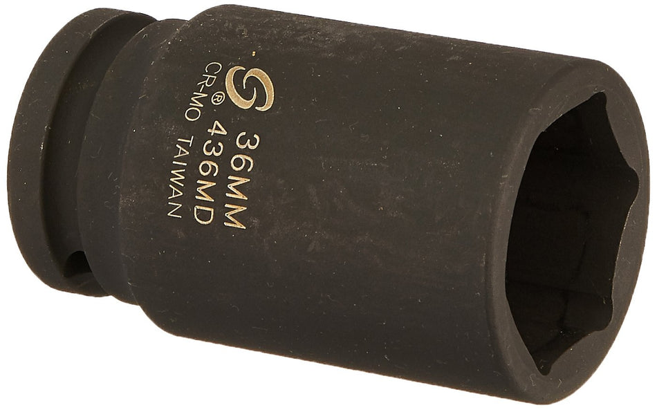 Sunex 436md 3/4-Inch Drive 36-Mm Deep Impact Socket