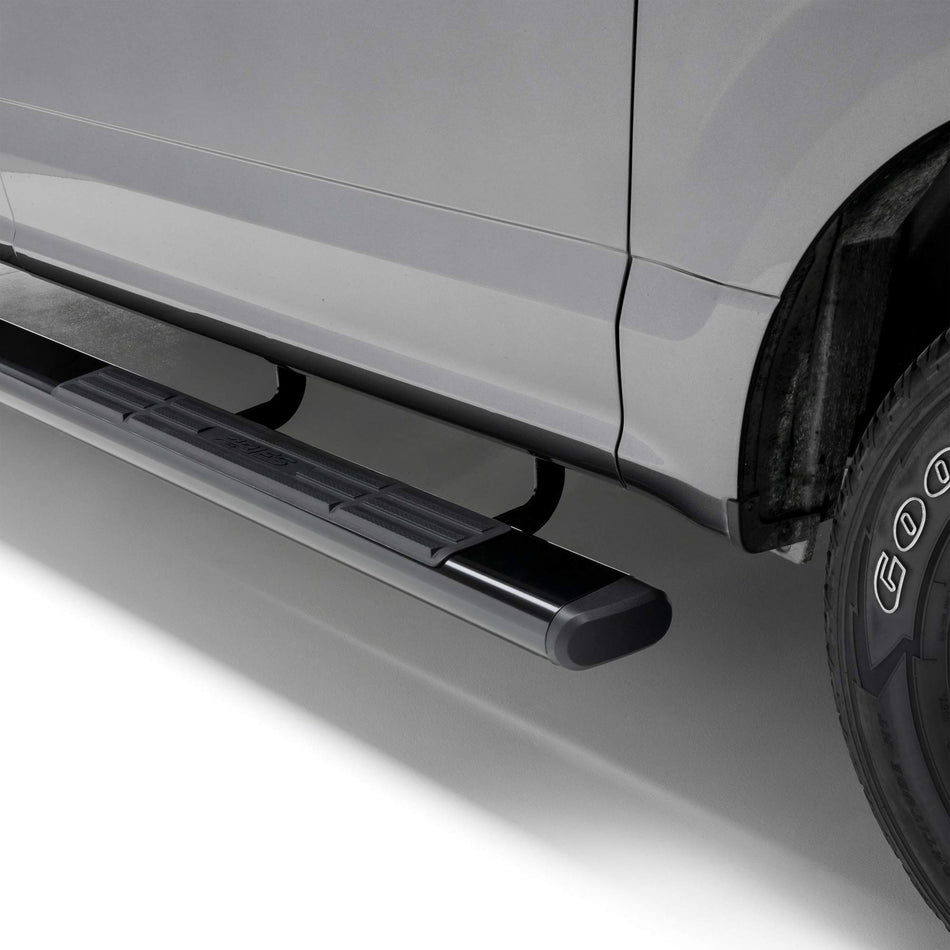 ARIES 4445004 6 x 75-Inch Oval Black Aluminum Nerf Bars, Select Chevrolet, GMC C, K