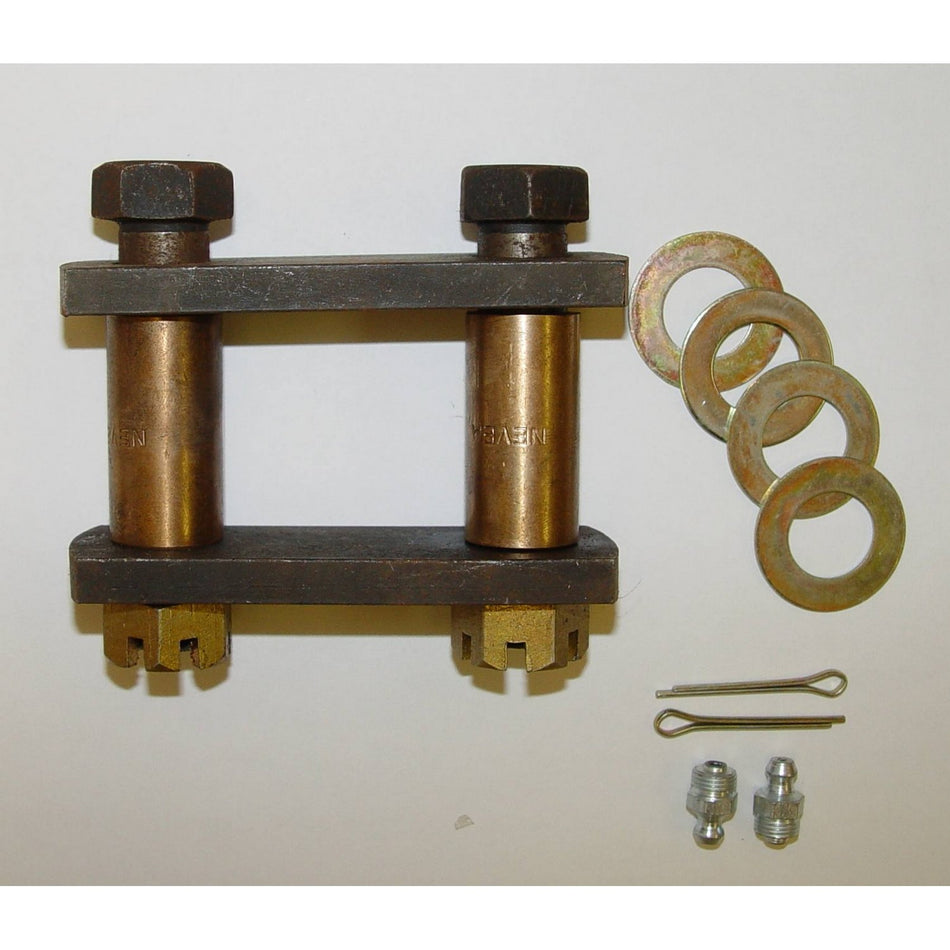 Omix-Ada | 18270.16 | Suspension Leaf Spring Shackle Kit, Heavy Duty | OE Reference: 916646HD | Fits 1955-1975 Jeep CJ