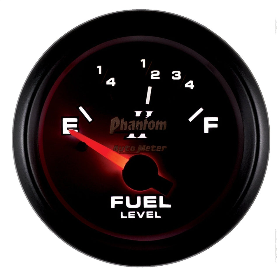 Auto Meter 7515 Phantom II 2-1/16 73E/ 40402 F Short Sweep Electric Fuel Level Ford