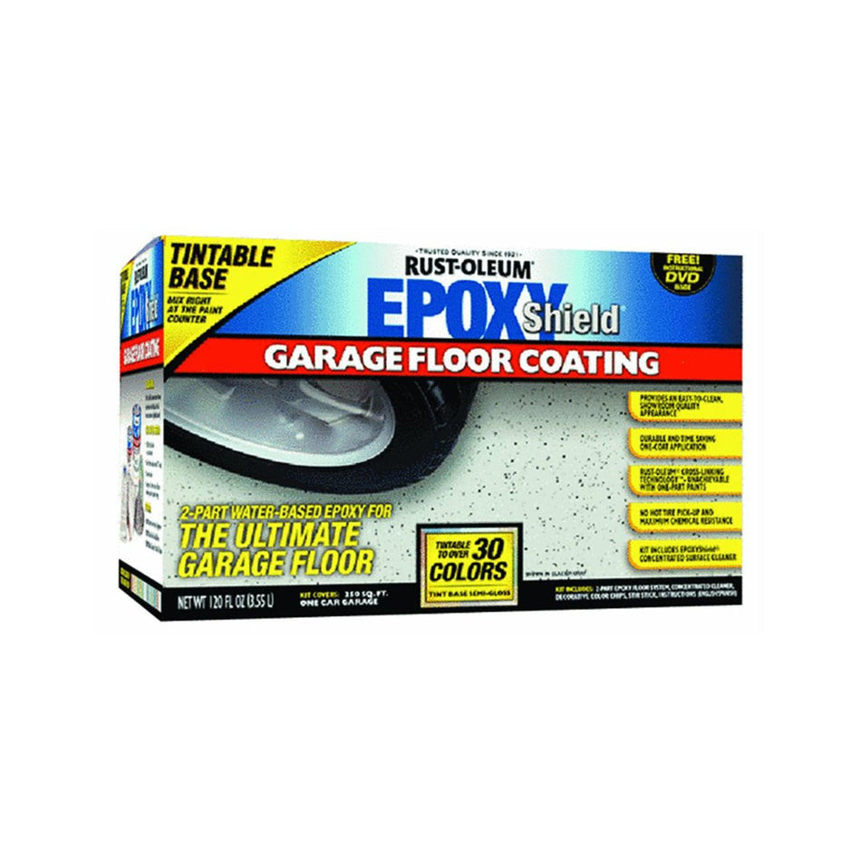 RUST-OLEUM 252625 Epoxy Shield Gallon Tint Base Garage Floor Kit, 1 Count (Pack of 1), Gray