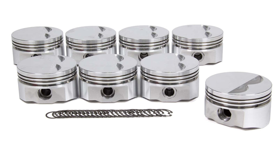 D.S.S. Racing SBC 4.040 in Bore E Series Forged Piston 8 pc P/N 8700-4040