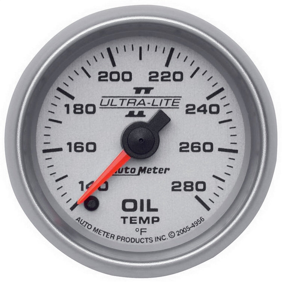 Auto Meter 4956 Ultra-Lite II Full Sweep Electric Oil Temperature Gauge