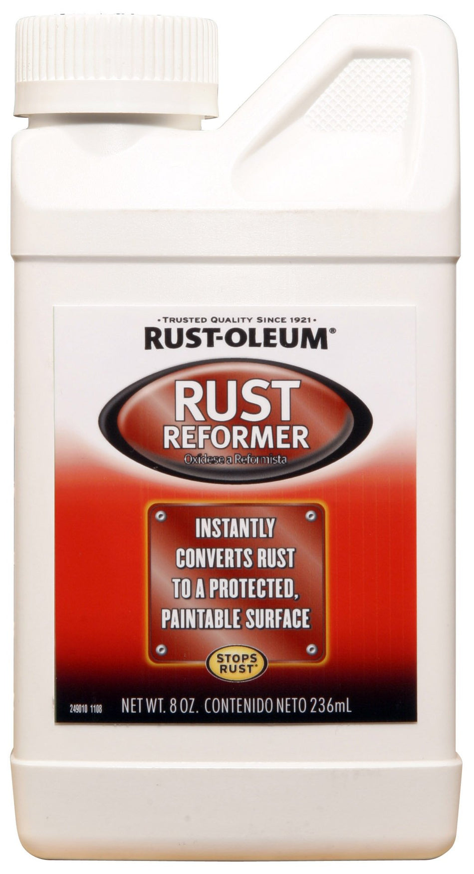 Rust-Oleum 248659 Rust Reformer Brush On, 8 oz, Black