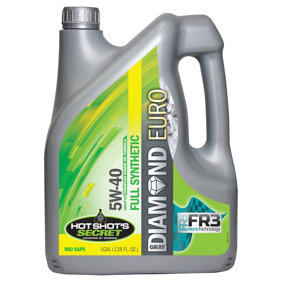 Hot Shot's Secret Gray Diamond Euro Synthetic 5W40 Oil 1 Gallon
