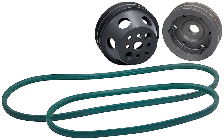 Allstar Performance ALL31092 Reduction Pulley Kit (SB Chevy 1:1 Ratio Head Mount)
