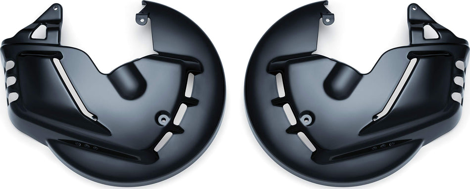 Kuryakyn 7460 Motorcycle Accent Accessory: Front End Rotor Covers for Honda Gold Wing GL1800 & F6B Motorcycles, Gloss Black, 1 Pair